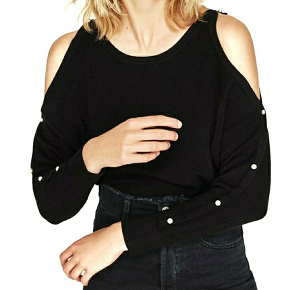 Zara | Sweaters | Zara Knit Pearl 